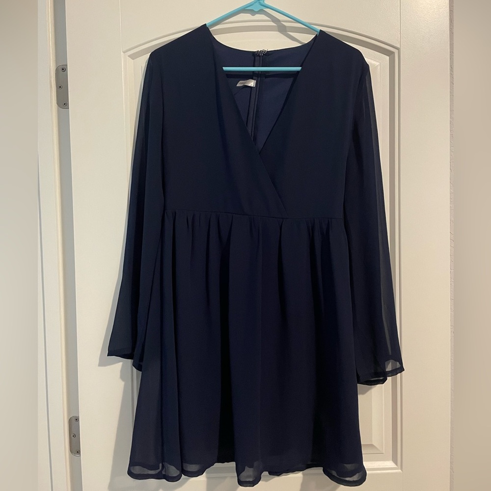 Daisies Navy Dress